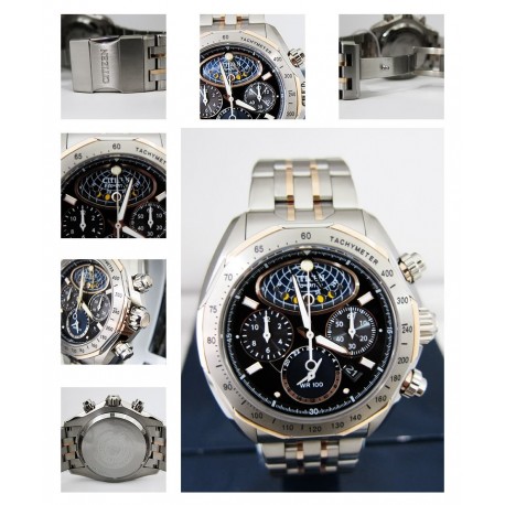 Ceas de mana barbati Citizen Moon Phase Flyback  Chronograph AV3013-54E