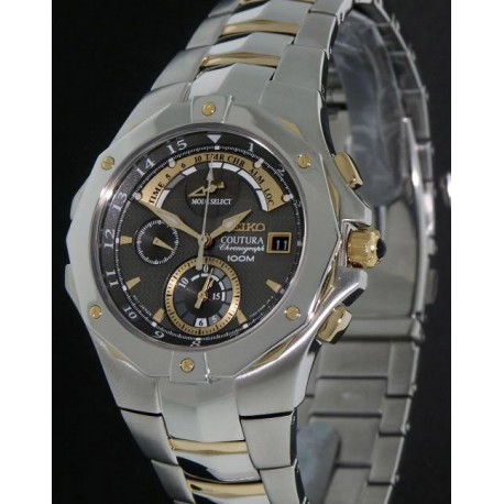 Ceas de mana Barbatesc Seiko Coutura Alarm Cronograf SPC016