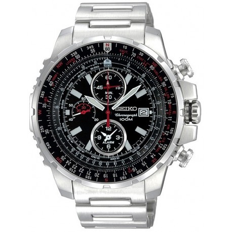 Ceas de mana barbati Seiko Flight Chronograph SNAD05P1
