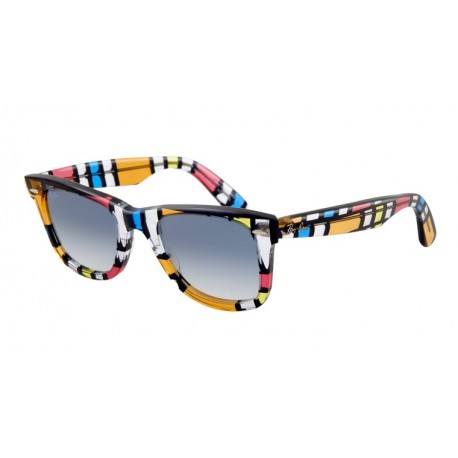 Ochelari de soare Ray Ban Original Wayfarer Blocks RB2140 6 1085/3F