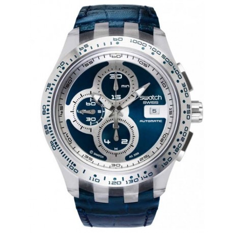 Ceas de mana Swatch Ríght Track Blue Automatic SVGK407