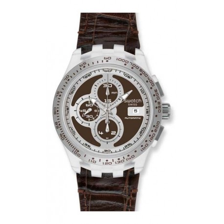 Ceas de mana Swatch Ríght Track Brown Automatic SVGK408