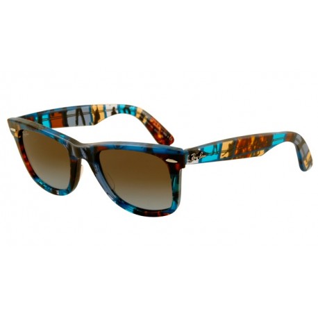 Ochelari de soare Ray Ban Original Wayfarer Blocks (Special Print Nr.7 Blocks)  RB2140 7 1107-96
