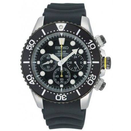 Ceas de mana barbatesc Seiko Solar Chrono Diver SSC021P1