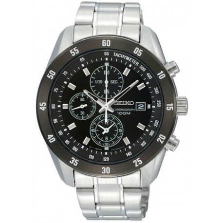 Ceas de mana barbatesc original Seiko Chronograph SNDC47P1