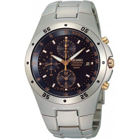 Ceas de mana barbatesc Seiko Titanium Chrono SND451P1