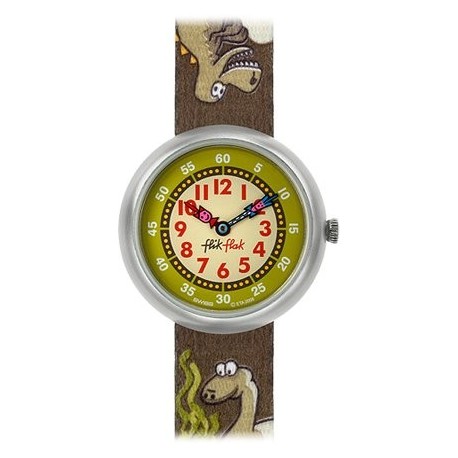 Ceas de mana copii Swatch Flik Flak Crunchy Dino FBN062