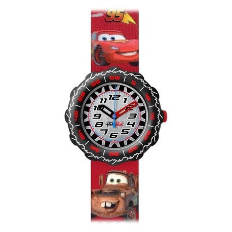 Ceas de mana copii Swatch Flik Flak CARS 2 FLS030