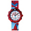 Ceas de mana copii Swatch Flik Flak Spiderman FLS0036