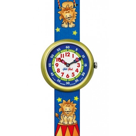 Ceas de mana copii Swatch Flik Flak  Funny Lion Party FBN089