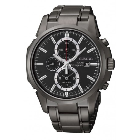 Ceas barbatesc Seiko Solar Alarm Chrono SSC095P1