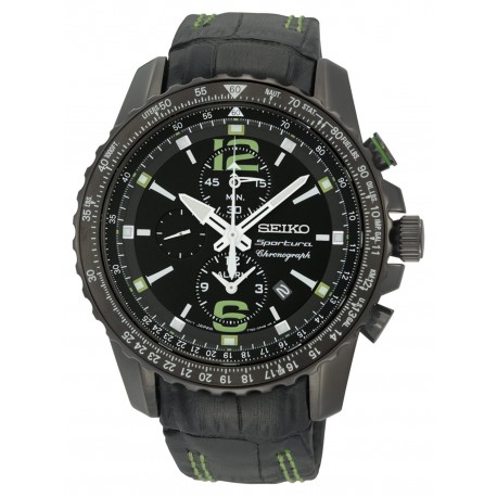 Ceas de mana barbatesc Seiko Sportura Alarm Chrono SNAE97P1