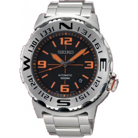 Ceas de mana barbatesc Seiko new black Monster Automatic SRP443