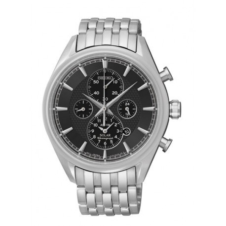 Ceas de mana barbatesc Seiko Solar Alarma Chrono SSC211P1