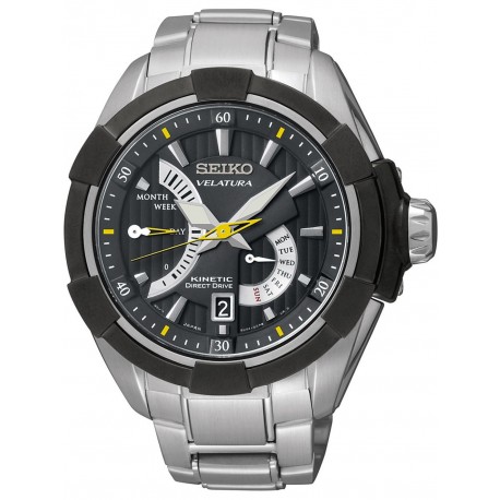 Ceas de mana barbatesc Seiko Watches Velatura Kintetic Direct Drive SRH015P1