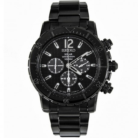 Ceas de mana barbatesc Seiko Watches Solar Chronograf SSC225P1