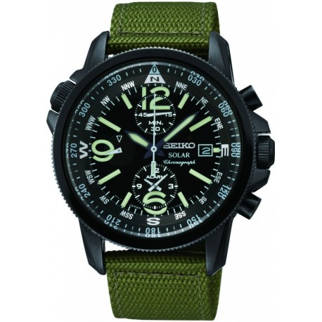 Ceas de mana barbatesc Seiko Solar SSC137P1