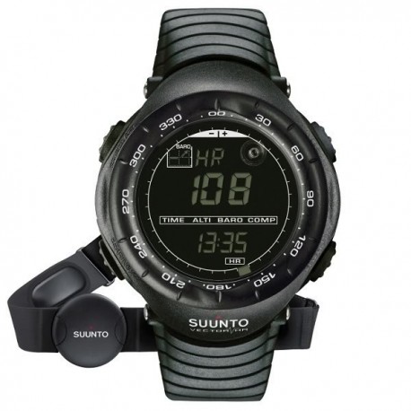 Ceas de mana barbatesc Suunto Watches Vector HR Black SS015301000