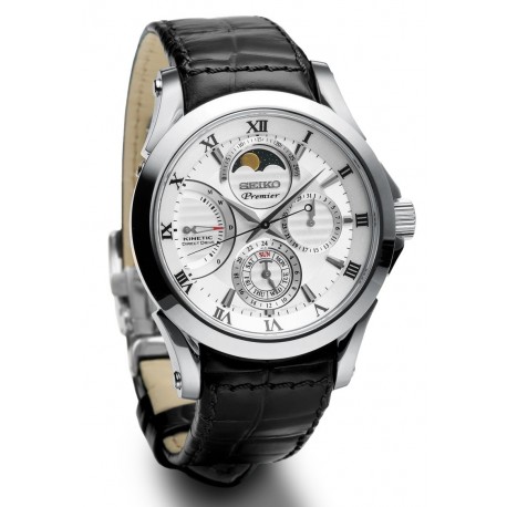Ceas de mana Barbatesc Seiko Premier Kinetic Direct Drive SRX003P1