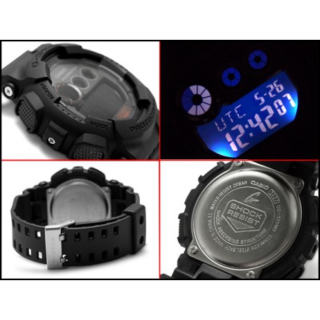 CASIO カシオ クオーツ G-SHOCK DIGITAL GD-120MB Casio G-Shock Military Black GD120MB-1 X-Large Digital Super