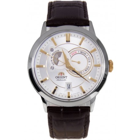 Ceas Auriu Orient Sun Moon FET0P004W0