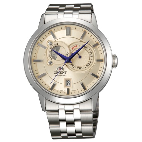 Ceas Auriu Orient Sun Moon FET0P002W0