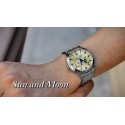 Ceas Auriu Orient Sun Moon FET0P002W0